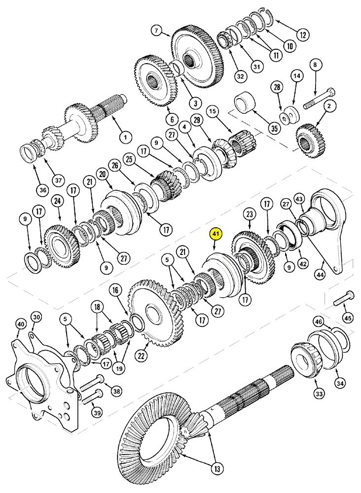 Synchronizer Gear For Case IH Ref OEM 228592A2 D228592A3